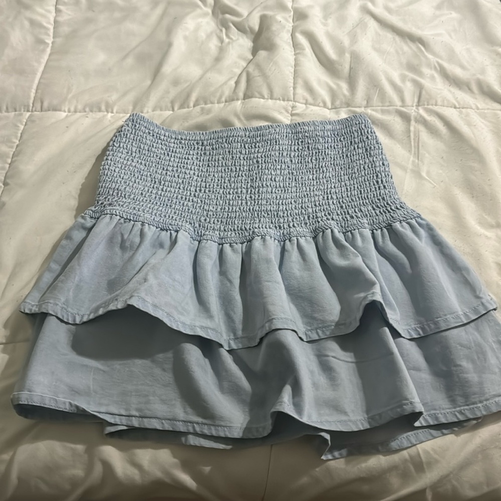 H&M smocked ruffle skirt sz small